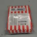 Juvale 100 Pack Red and White Mini Popcorn Boxes for Party, Bulk Paper Popcorn Containers for Movie Night Decorations (3 x 4 In)