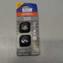 Ozium Membrane Car Vent Clip AC Air Fresheners Car Air Freshener and Car Odor Eliminator (Carbon Black, 2 Packs)