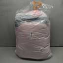 PERFEMET 5 Pcs Pink Pom Pom Comforter Boho Chic Aesthetic Ball Pom Comforter Set Full Size Ultra Soft Lightweight Bedding Set with Sheet for Girls Kids(Pink, Full)