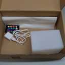 Mr.Go 6-inch Dimmable LED Night Light Mood Lamp for Kids and Adults - 16 RGB Colors - 8 Level Dimming - 4 Lighting Effects - Rechargeable - Remote Control - Decorative - Fun and Safe - White Cube