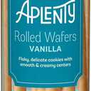 4 x Amazon Brand - Aplenty, Vanilla Rolled Wafers, 5 oz (EXP 08/14/26)