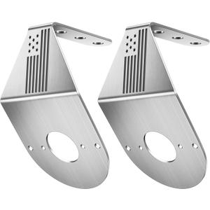 HOCHO Watermelon Light Bracket, Watermelon Mirror Turn Signal Bracket, Stainless Steel Turn Signal Light Mounting Plate-2 Pcs Mounting Plate Holder Only