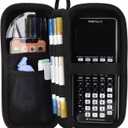 Hard Graphing Calculator Case Compatible with Texas Instruments TI-84 Plus CE/TI-84 Plus/TI-Nspire CX II CAS/TI-Nspire CX II/TI-83 Plus/TI-85/TI-86/TI30xs/TI36X Pro/TI 34 Calculator - Black