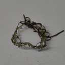 MOSTORY Woodland Fairy Headpiece for Women - Green Elf Crown with Tassel for Medieval Fairy Costume Renaissance, Floral Circlet for Fairycore Cosplay Renfaire Photo Shoot Viking Aesthetic