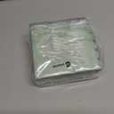 100 Pcs 2-Ply Happy Birthday 5" x 5" Sage Green Cocktail Napkins Light Green Scalloped Napkins Disposable Beverage Dessert for Birthday Party Supplies Decorative