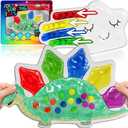 2 x 2-Pack Color Sorting Sensory Toys Perfect for Fine Motor Skills Toys for 3 4 5 Years Old Toddler Montessori Travel Toys Sensory Toy for Toddler Preschool Gift for Calm Down Color