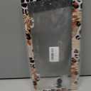 TUBAMQ Leopard Cheetah Print License Plate Frames,Tropical Leaves License Plate Frame Metal Aluminum Rustproof Car Accessories for Us Canada Standard Women Men 2 Holes with Screw Caps LPF-02