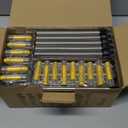 Eyrosa Solar Lights Outdoor, 15 Pack Waterproof Stainless Steel Solar Stake Lights for Pathway Garden Yard Path Walkway Driveway Lawn Patio Outside Decor, Cool White