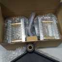 LLANNDER Heavy Duty Greaseable Tandem Trailer Axle Shackle Kit 3.125" Shackles Tandem Axle for Double Eye Springs