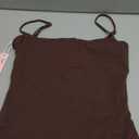 QINSEN Women's Double Lined Basic Tank Top Adjustable Spaghetti Straps Sleeveless Camisole Shirts,small