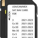 Latest Navigation Memory SD Card Compatible with MZD 3(2021-2023), Cx30(2021-2023), Cx50(2022-2023),Mx30(2022-2023),Cx5(2021-2023), Cx9(2021-2023),(NAVISD2123)