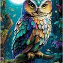 Great Jigsaw Puzzles for Adults 300 Pieces Mystical Owl Puzzles for Adults Toys Gift Family Decoration Kids Puzzle (15"x10"-300PCS)