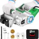 Huanyu Electric Wall Chaser 25mm+35mm Blades Upgraded 1 time Molding Wall Slotting Machine No Dust Operation Wall Groove Cutting Machine Cement Sand Brick Cutter 110V (25mm+35mm)