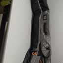 Snowboard Bag with Wheels, Fully Padded Ski Bag for Air Travel 1680D Waterproof Fabric, Rolling Ski Travel Bag for Flying, Durable, Large Capacity for Skis, Boots and Helmets (164CM-Grey)