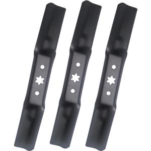 3PCS 742-05052A 942-05052A Blades for 50 Inch Deck Lawn Mower 2-in-1 Blades Compatible with Cub Cadet Troy Bilt MTD Lawn Tractors and RZT Mower S50 XT1 GT50 LT50 XT2 with 50'' Deck