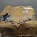 2 Pcs 15x6.00-6 Flat Free Lawn Mower Tire and Wheel, 15x6-6 Front Tire, with 3/4" Bearing (extra 5/8" Bearings), 3-4.4" Centered Hub, Fits Riding Mower & Lawn Tractors, 500 lbs