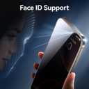 SMARTDEVIL 2 Pack Privacy Screen Protector for iPhone 16 Pro, 28 Anti-Spy 9H Tempered Glass, Impact & Scratch Resistant, Auto Dust & Bubble-Free Install Frame, Easy to Install, Case-Friendly