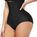 Gotoly Women Butt Lifter Shapewear Panties Waist Trainer Body Shaper Hi-Waist Tummy Control Slim Smooth Panty (3X-Large, Black)
