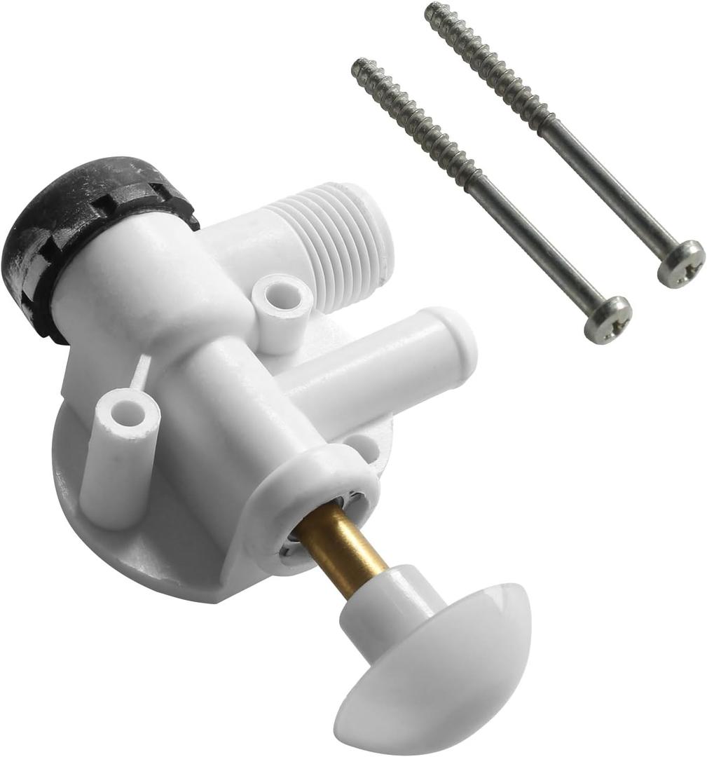 385314349 RV Toilet Water Valve Assembly for Dometic Sealand EcoVac Vacuflush, for Dometic Rv Toilet Valve Replacement, Does Not Fit for Dometic 300 301 310 320