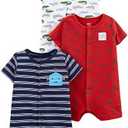 Simple Joys by Carter's Baby 3-Pack Snap-up Rompers 12m