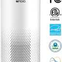 Afloia Air Purifiers for Home Bedroom Large Room Up to 1076 Ft, 3-Stage Filter Cleaner Odor Eliminator, Remove Pets Dust Dander Hair Allergy Mold Pollen Smoke Smell, Quiet 22 dB, 7 Colors Night Light
