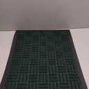 Indoor Door Mat Outdoor Front Entrance Doormat,Small Heavy Duty Rubber Outside Floor Rug for Entryway Patio Waterproof Low-Profile, Green, Size: 29.5" x 17.25"