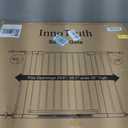 InnoTruth 29.6-39.1 in Wide Baby Gate for Stairs and Doorways, Black