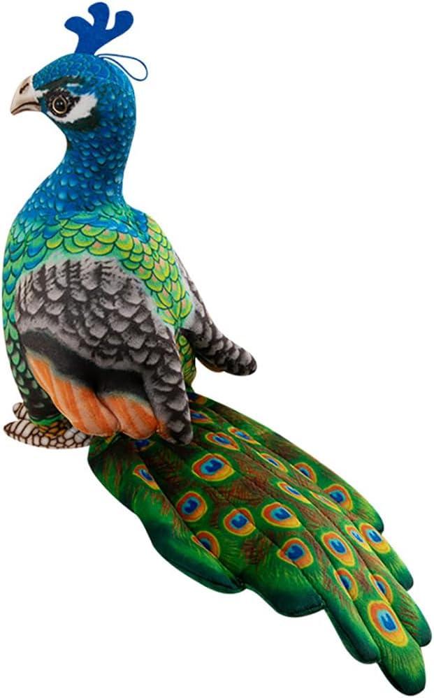 Peacock Plushie Toys, Peacock Stuffed Animal Plush Toy, Birthday Gift for Kids 10inch
