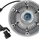 Electronic Engine Cooling Fan Clutch Assembly for Ford F-250 F-350 E-350 Super Duty Powerstroke Turbo 6.0L V8 Diesel