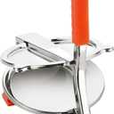 Stainless Steel Roti Maker Press with Handle | Heavy-Duty Roti, Chapati, Papad & Khakhra Press | Non-Electric Traditional Roti Press Machine for Home Kitchen. (Pack Of 1)