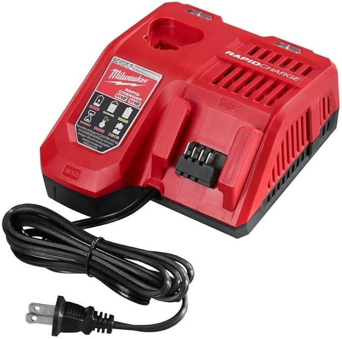 Milwaukee 48-59-1808 M12 and M18 12 Volt/18 Volt Lithium-Ion Multi-Volatge Rapid Battery Charger 