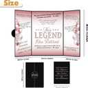Black Pink Retirement Party Decorations, Retirement Party Guest Book for Men Women Happy Retirement Gifts