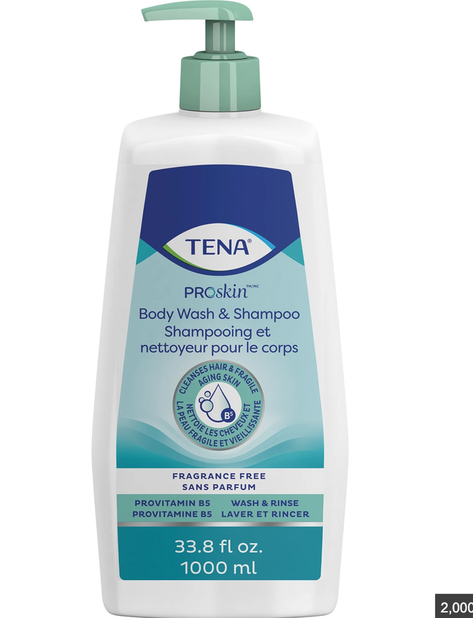 TENA ProSkin Shampoo & Body Wash