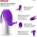 PupFlask Large Dog Water Bottle | 27 or 40 OZ Stainless Steel | Convenient Dog Drink Dispenser | Puppy Travel Water Bowl | Portable Pet Hydration Bottle | Leak Proof | Perfect Size For All Breeds
