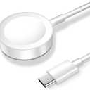 Magnetic Charging Cable for Apple Watch Charger,[USB C Port] Wireless Charging Cable Compatible with iWatch Series Ultra/10/9/8/7/6/SE/SE2/5/4/3/2[2M/6.6FT] White