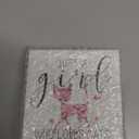 Funny Cat Sign Cat Gifts for Cat Lovers Desk Decor Wooden Box Sign Cat Gifts Cat Stuff Cute Wood Block Plaque Box Sign for Girls Room Home Office Shelf Table Decoration Just A Girl Who Loves Cats