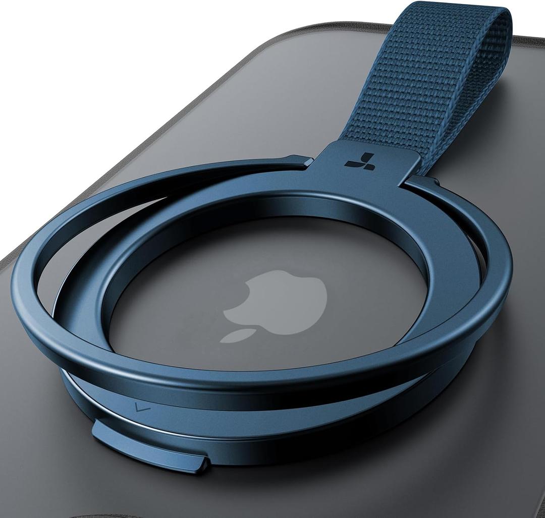 TORRAS 2025 Upgrade (Gen 6.0) Magnetic Phone Grip Holder Kickstand with Braided Strap, Fit for MagSafe Ring Removable, for iPhone 17 16,15, 14, 13 12 Samsung Galaxy, Google, Ostand Ring, Navy Blue