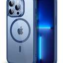 ESR for iPhone 13 Pro Case, Compatible with MagSafe, Shockproof Military-Grade Protection, Yellowing Resistant, Magnetic Phone Case for iPhone 13 Pro, Classic Series, Clear Blue