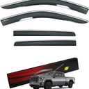 Sze Rain Guards Compatible with Chevrolet (Chevy) Silverado/GMC Sierra 2500HD/3500HD 2020-2025 Crew Cab Side Window Deflectors Window Visors Out-Channel Guard Deflector Vent Visor-4pcs