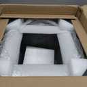 Kante Square Lion Head Concrete Planter Set of 2, Classic English Style Plant Pot with Drainage Hole and Rubber Plug for Indoor Outdoor, 10.2"x10.2"x10.2" and 12.6"x12.6"x12.6" Antique Gray