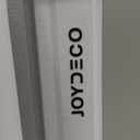 Joydeco No Drill Zebra Blinds for Windows, Cordless Day & Night Dual Sheer Roller Shades, Easy Installation, Free-Stop Lift System, Light Filtering Privacy Blinds for Home(White,29" W x 75" H)