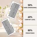 3 x B&Q Lash Clusters B11 D Curl 10-16MIX DIY Lash Extensions 72 Clusters Lashes C D Curl Wispy Volume Lashes Eyelash Clusters Extensions Individual Lashes Cluster DIY at Home (B11,D-10-16MIX)