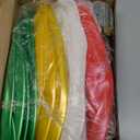 Outdoor Christmas Decorations,12 in Large Inflatable Balls for Yards, Lawns, Porches, Gardens, Front Doors or Windows Christmas Decorated (Red Green White Gold Silver 10pcs)