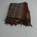 Bohemian Boho Throw Blankets, Knitted with Tassel, Outdoor Reversible Soft Cozy Lightweight Throw Blankets, Couch Bed Sofa Decorative Afghan Throw Blanket All Seasons Red 50x60 inches