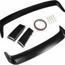 labwork Matte Black Plastic Rear Trunk Spoiler Wing Replacement for 1992-1998 3 Series E36 1994-1999 M3