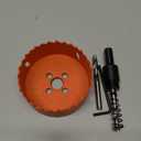 3 inch Hole Saw with Arbor for Metal Wood Plastic, 76mm Bi-Metal Hole Cutter for Different Project with Smooth and Flat Drilling Edge, Fast Chip Removal