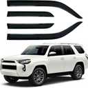 Rain Guards Window Visors 4 Piece Set for Toyota 4Runner 2010-2024 Window Deflectors, Wind Deflector Sun Guard, Out-Channel Vent Shades (for 4Runner 2010-2024 4-Piece)
