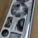 ZMISHIBO 72 inch Large Ceiling Fans with Lights and Remote, Indoor/Outdoor Black Modern Ceiling Fan for Kitchen Living Room Patio, 6 Speed Reversible Quiet DC Motor, 3 CCT, Dual Finish 8 Blades