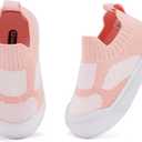 BMCiTYBM Toddler Baby Shoes Girl Boy Breathable Mesh Sneakers Non Slip (Pink, S)