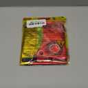 Big Christmas Light Bulb Foil Balloons Giant Mylar Balloon for Xmas Birthday Party Decorations Supplies Red Yellow Green Blue 16 Pcs